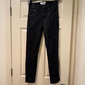 Pistola Black Skinny Wax Jeans Full-Length Size 25